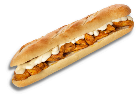 Baguette Pincho Pollo Alioli